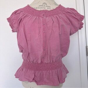 Nine West Vintage American Jean Top sz M